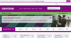 Desktop Screenshot of croydon.gov.uk
