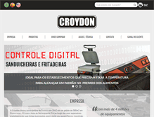 Tablet Screenshot of croydon.com.br
